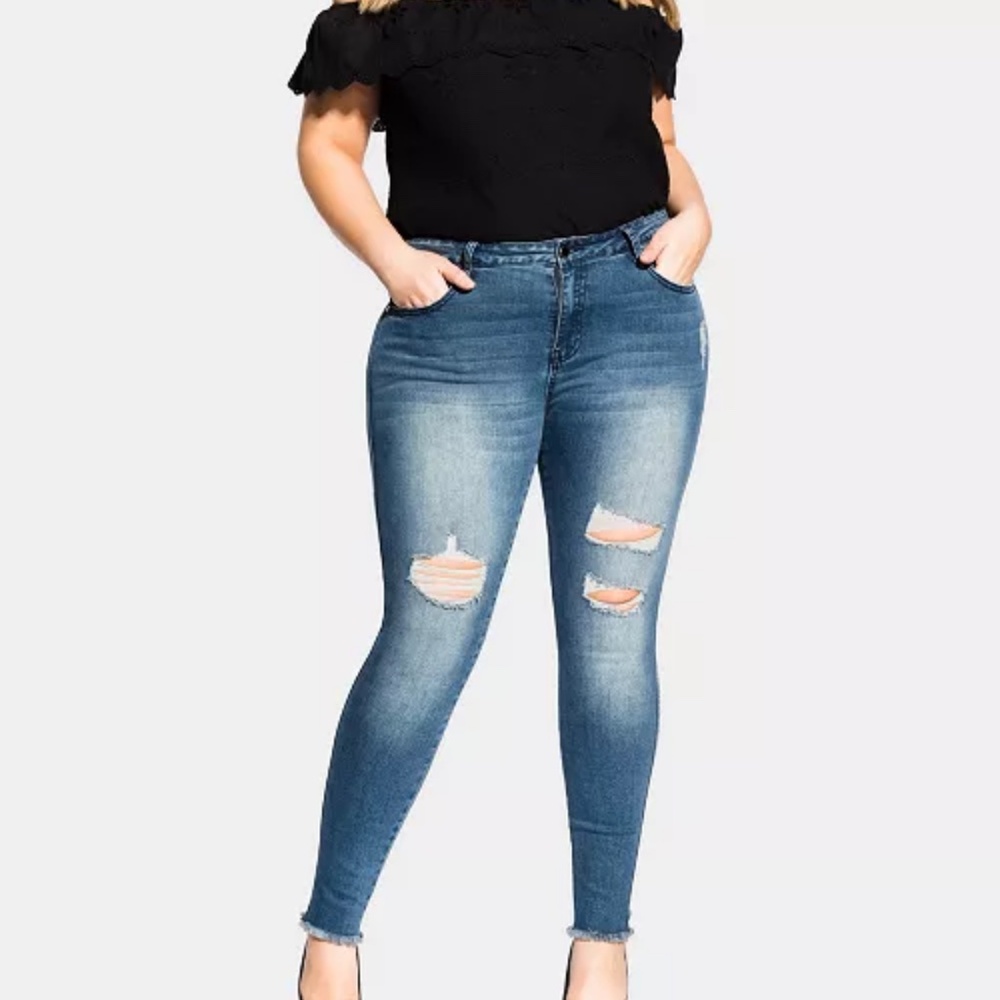 City Chic skinny jeans